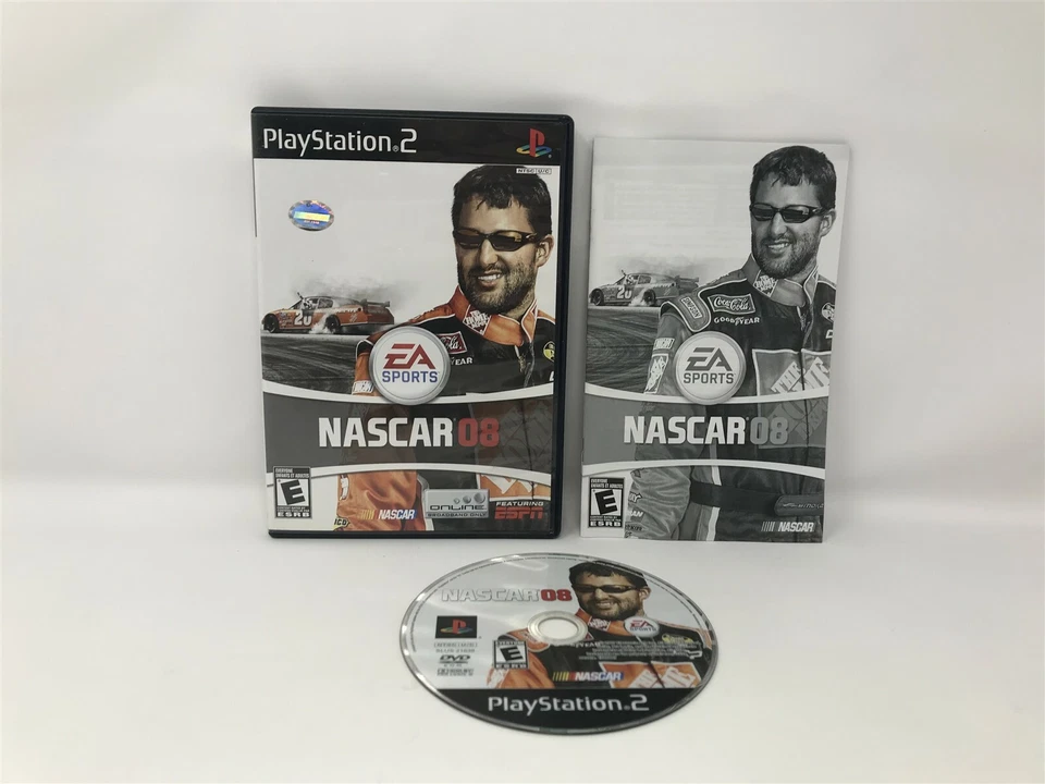 NASCAR 08 2008 - Sony Playstation 2 PS2 - Complete in box - French Manual - Image 1 of 1