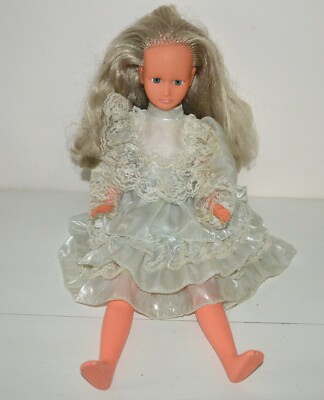 Poupée GÉGÉ MC5 Avec Robe à Fleurs - Vintage 1970/80 - Fabrication Française - Bel état