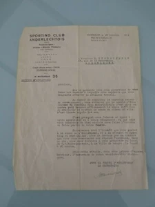 Football Anderlecht RSCA document de 1932 à Mr Vierendeels - Picture 1 of 4