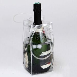 Ice Bag,Wine Beer Champagne Bucket Drink Bottle Cooler Chiller Foldable Carrier