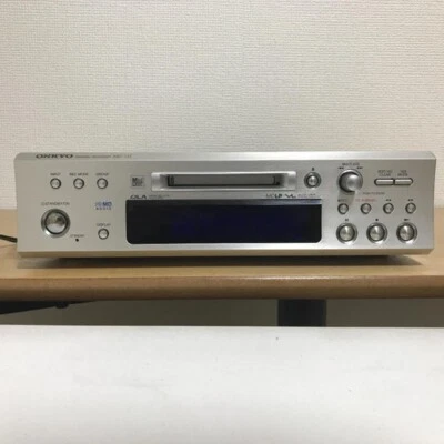 ONKYO MD Recorder MD-133 avec télécommande MD deck Silver High Speed - Photo 1/4