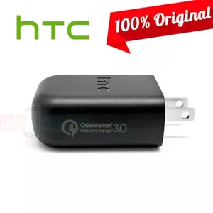 Original OEM HTC Fast Charge Qualcomm 3.0 Quick Charge for HTC 10 9 8 U11 U12 - Picture 1 of 6