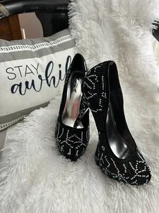 Alba Lola 2 Rhinestone & Sequined Stilettos - Picture 1 of 4