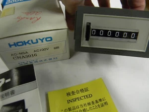 New Hokuyo CNA3016 Automatic Counter AC-NSA 100Vac  U5 - Picture 1 of 4