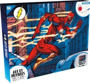 Aquarius DC Comics The Flash Art by Numbers 41x51cm DIY Kids Craft Paint Kit - Picture 1 of 6
