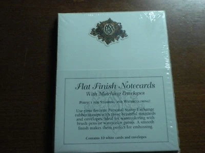 Intercambio de sellos personales acabado plano tarjetas y sobres paquete retirado! Foto 1 de 2