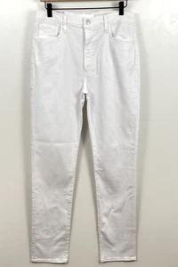 Joe's Womens Jeans White 31 Cotton Blend The Runway Luna Cigarette High Rise - Picture 1 of 13