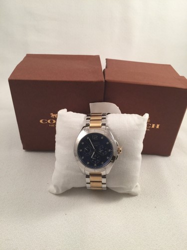 ?OROLOGIO COACH COACH DONNA ARGENTO E ORO NUOVO CON ETICHETTE?