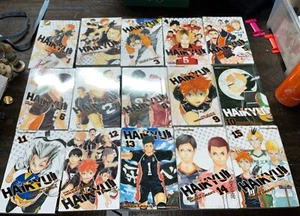 Haikyu!! Volumes 1-15 VIZ Manga Anime Book Set - Picture 1 of 6