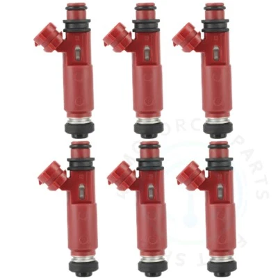 Топливные форсунки 6 шт для 2001-2002 Mitsubishi Montero 3,5 л V6 MD357267 - Изображение 1 из 4