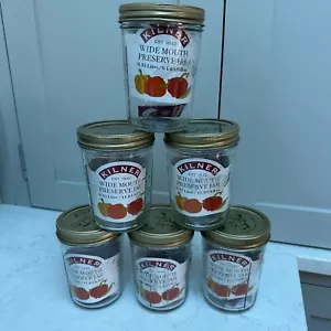 6 New Kilner Preserve Jam Jar Wide Mouth 0.35L - Picture 1 of 3