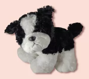 Aurora Boston Terrier Französische Bulldogge Welpe Hund Plüschtier Stofftier Schwarz Weiß - Bild 1 von 12