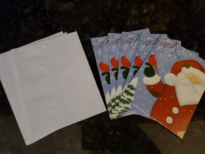 (5) Tarjetas de deseos navideños de Santa Claus con sobres # 29 - Imagen 1 de 3