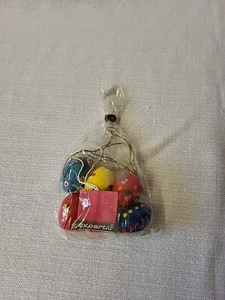 6 Stück Ostereier, Strauchbehang, Holzfigur, Erzgebirge, Expertic, DDR, OVP - Bild 1 von 8