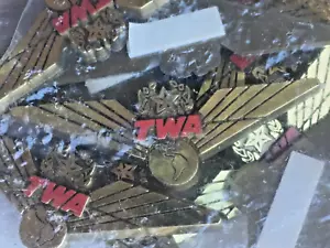 TWA Pilot Wings Pins (unopened package) - Picture 1 of 6