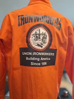 Union Ironworkers International Logo Estructural Soft Shell Chaqueta Impermeable XL Foto 1 de 3
