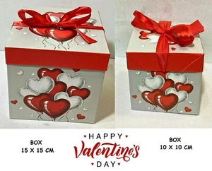 SAN VALENTINO AMORE LOVE SCATOLA BOX PORTAREGALO IN CARTA CONTENITORE GIFT PACK - Picture 1 of 8
