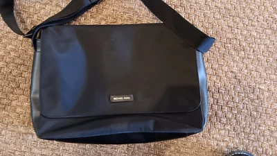 Michael Kors Black Mens 'Cooper' Messenger Bag, Pre-owned, never used, Pristine - Image 1 of 4