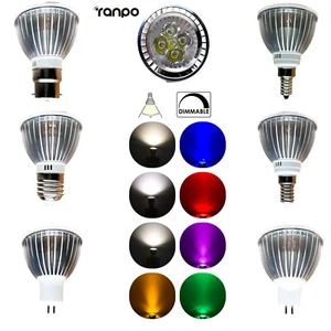 Dimmable Led Spotlight Bulb 10W MR16 12V Bulbs Warm White E14 5000K Home 220V - Picture 1 of 17