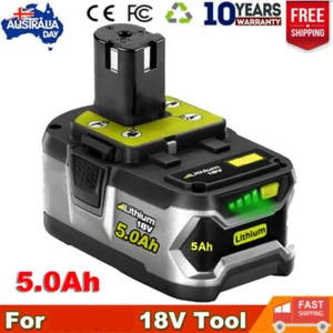 18V 5.0AH For Ryobi One Plus P108 Battery RB18L50 RB18L40 P107 P109 - Picture 1 of 11
