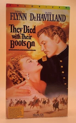 They Died With Their Boots On VHS 1942, 1990 Errol Flynn **Buy 2 Get 1 Free** - Image 1 of 3