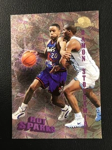 1995-96 SkyBox Premium #HS9 Damon Stoudamire Toronto Raptors Hot Sparks - Picture 1 of 2