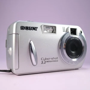 Sony Digital Camera Cybershot DSC-P32 3.2MP Silver Tested - Picture 1 of 9