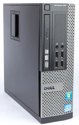 Dell Optiplex 990 SFF Core i5-2400 3.1GHz 8GB 320GB HDD Win7Pro64 w/Serial Port - Image 1 of 3