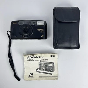 Vintage Kodak ADVANTIX 4100iX Zoom 35mm Point & Shoot Film Camera with Case - Picture 1 of 12