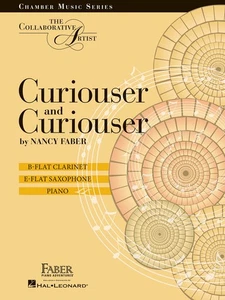 Curiouser & Curiouser Chamber Trio Clarinet Sax Piano Sheet Music Faber Book - Picture 1 of 1