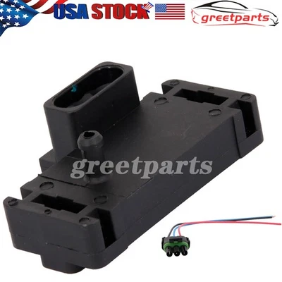 Manifold Absolute Pressure MAP Sensor 12569240 for Buick Cadillac Chevrolet GMC Foto 1 de 4