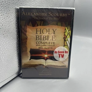 The Holy Bible Complete: KJV Bible on DVD 2007 Narrated by Alexander Scourby NEW - Picture 1 of 2