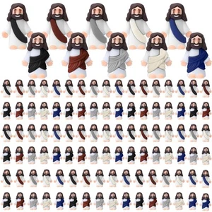 Bememo 100 Pcs Jesus Toys Little Jesus Figurine Miniature Jesus Doll Tiny Jes... - Picture 1 of 6