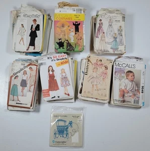 Konvolut 36 Vintage Schnittmuster Damen Kinder und Sonstiges  - Bild 1 von 4