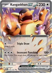 Pokemon Kangaskhan ex (115/165) [Scarlet & Violet 151] - Picture 1 of 2