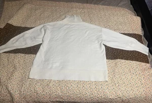 Maglione donna collo tartaruga autunno inverno colore regolare avorio taglia XL - Foto 1 di 6
