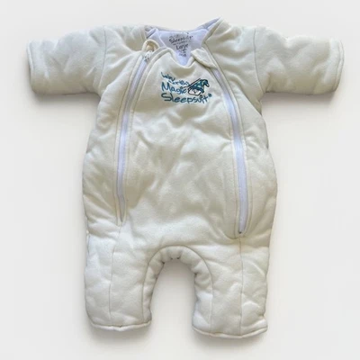 Bebé Merlin's Magic Pijama Grande 6-9 Meses Beige Traje de Envoltura Infantil Algodón Foto 1 de 4