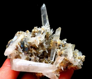 100 g Natural Azul Fluorita Cúbica Mica Cristal Mineral Espécimen/yaogangxian - Imagen 1 de 7