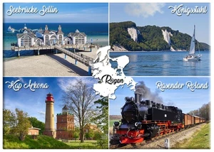 Foto Magnet Rügen - Fotomagnet Kühlschrankmagnet Souvenir Königsstuhl Kap Arkona - Bild 1 von 1