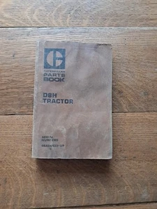 Caterpillar D8H CAT Tractor Manual Service Parts Book K47 - Picture 1 of 6