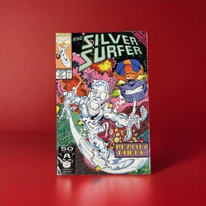 Silver Surfer #57 Marvel Comics finales de octubre de 1991 Reality Check casi nuevo volumen 3 - Imagen 1 de 7