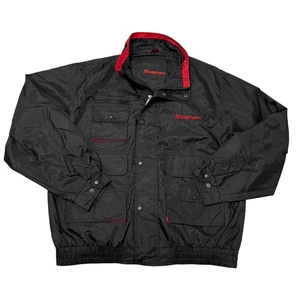 Chaqueta Snap On Tools Para Hombre Talla XL Técnico Botón Negra Cremallera Completa Utilidad Nueva Sin Etiquetas - Imagen 1 de 9
