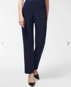 Chico's Travelers No Tummy Pants India Ink Straight Leg Size 3R US Size 14 NWT - Picture 1 of 7