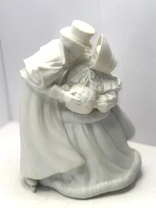 Abt. 1987 56 Winter Silhouette Schlittschuh Paar feines Porzellan weiß 7772-0 - Bild 1 von 8