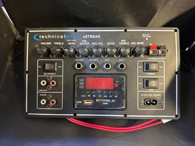 Panel de control Technical Pro xSTREAK *SIN CAJA NI MANUAL* *SOLO UNIDAD* Foto 1 de 3