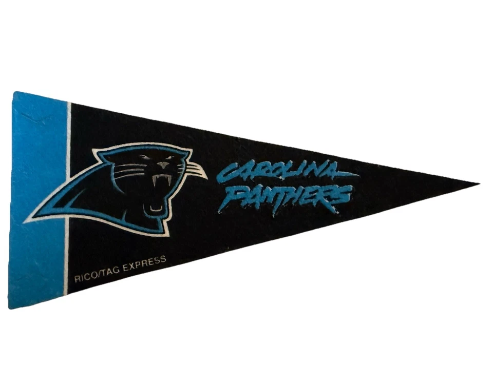 Mini banderín Carolina Panthers 4”x9” bandera de fieltro NFL - usado Foto 1 de 1