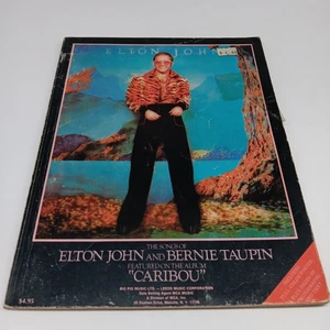 Songs of Elton John & Bernie Taupin Caribou Liederbuch Klavier Gesang Gitarre 1974 - Bild 1 von 3