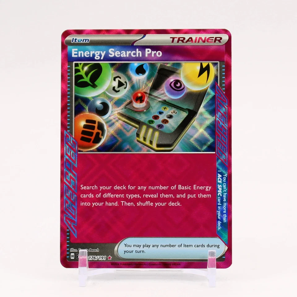 Energy Search Pro - 176/191 Surging Sparks ACESPEC Holo Rare Trainer - NM/MINT - Image 1 of 1