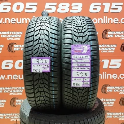 2X 215 60 R17 96H HANKOOK WINTER ICEPT EVO 3 7.6/7.2MM REF. 15316 - Imagen 1 de 4