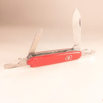 Victorinox Sportsman Swiss Army Knife 1985-1986 LANCE GUTSCH Logo 84mm Red - Image 1 of 4